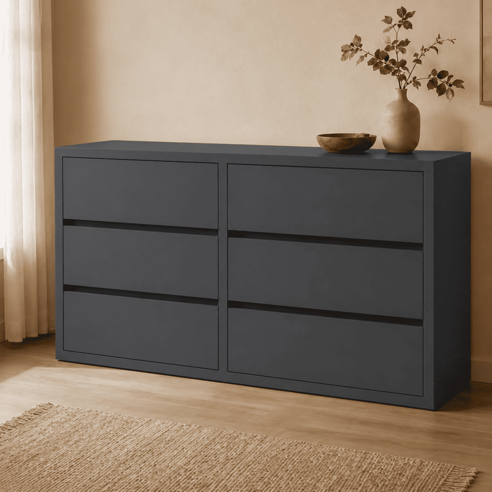 comoda-arauco-6-cajones-gris-grafito-3