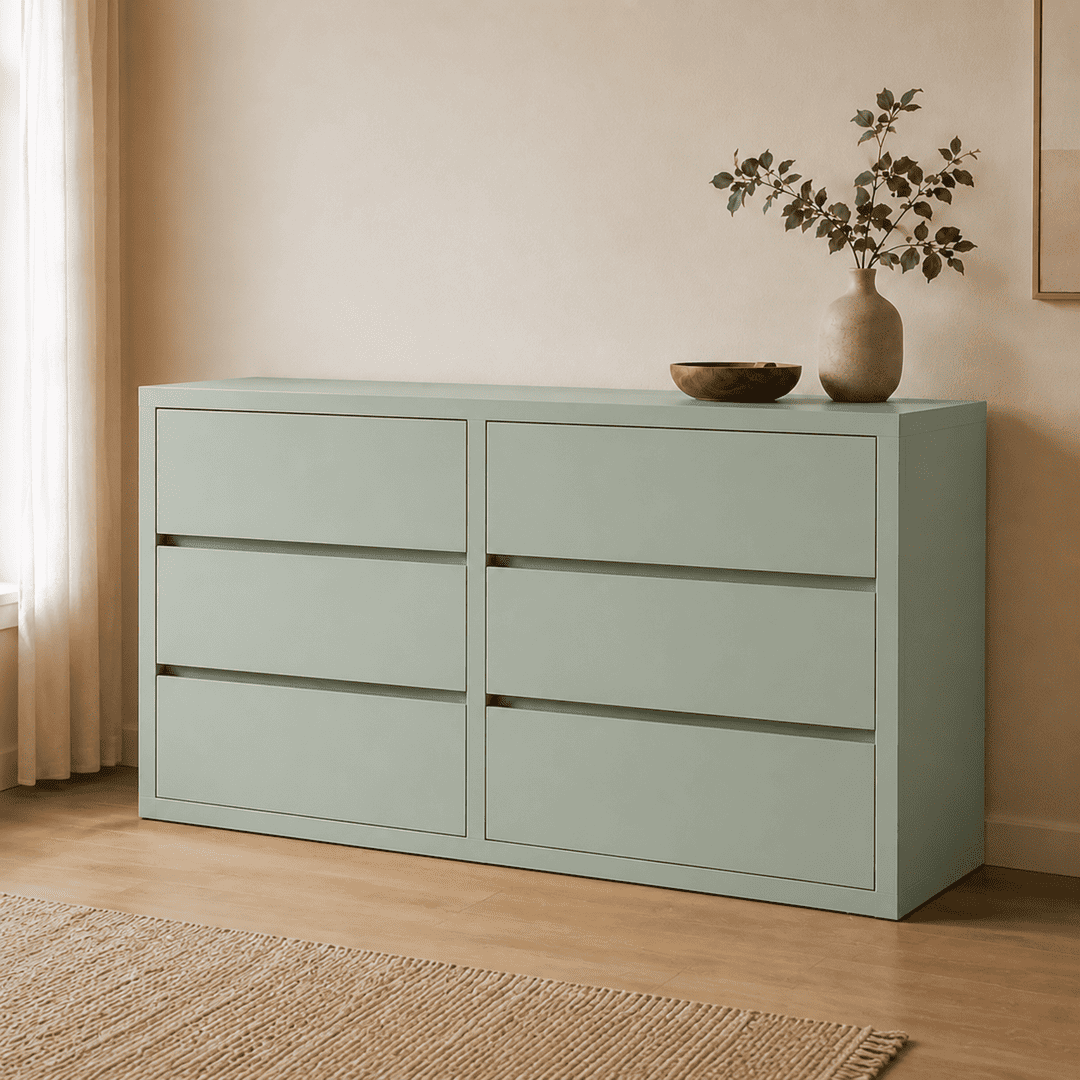 comoda-arauco-6-cajones-verde-agua-2