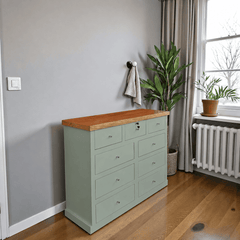 comoda-de-madera-rustica-con-seguridad-verde-agua-2