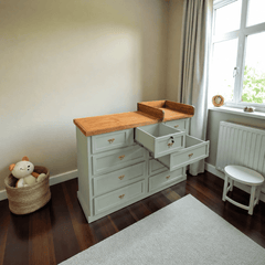 comoda-mudador-de-madera-9-cajones-verde-agua-3