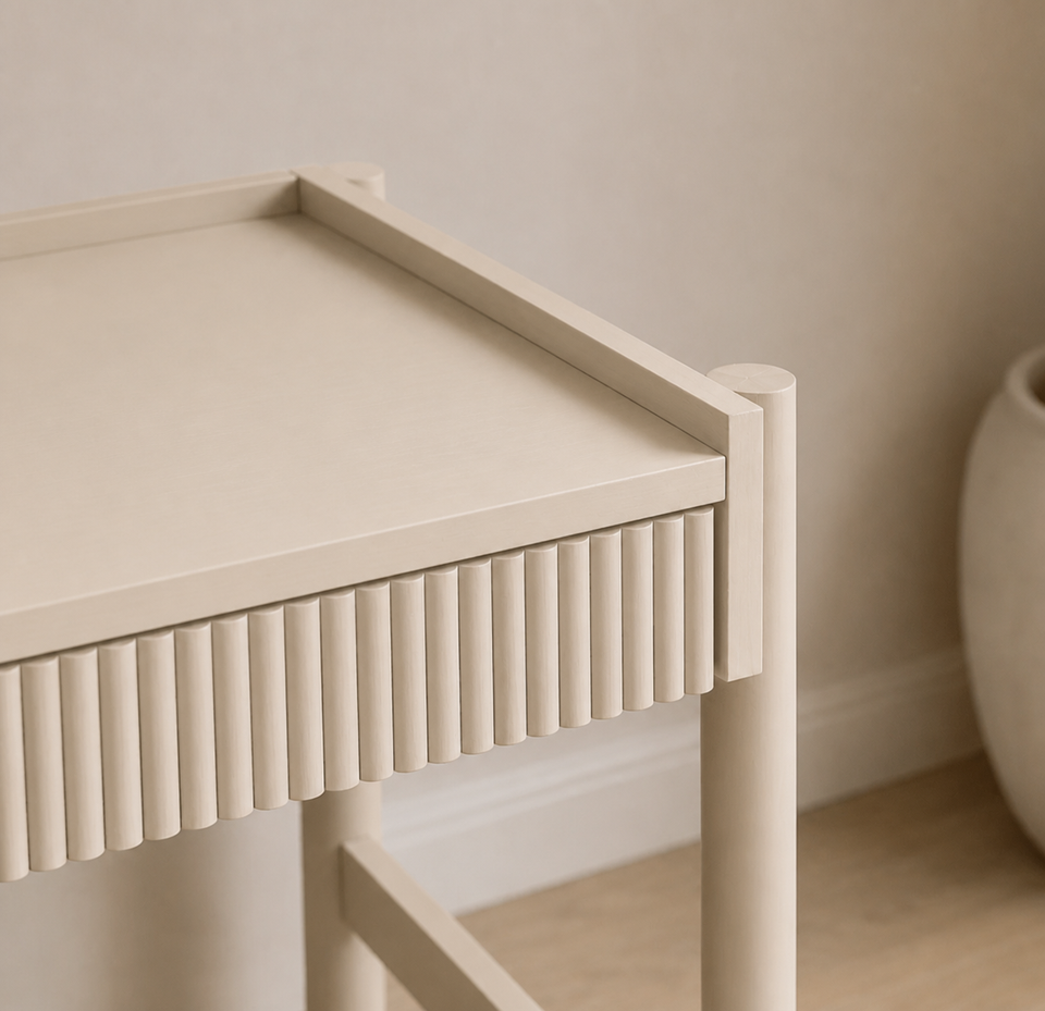 Escritorio con Palillaje – Mesa de Trabajo de Madera