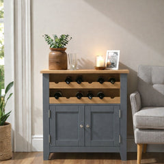 Mueble bar de madera