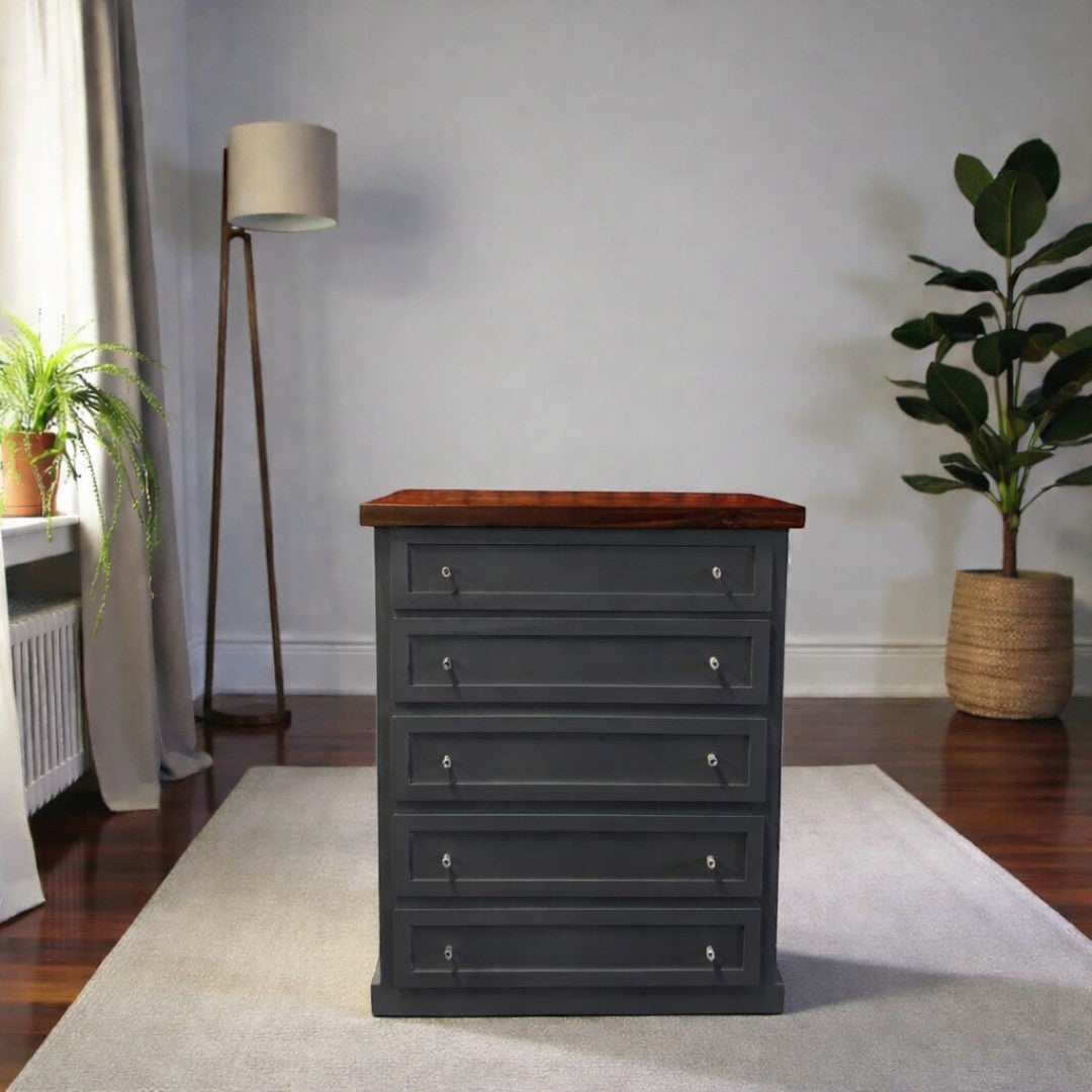 Cómoda de Madera 5 cajones