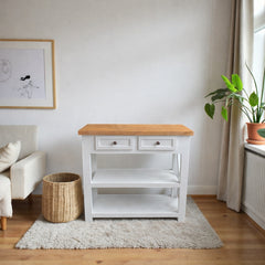 Arrimo Minimalista de madera 2 Cajones