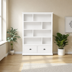 libreria-de-madera-con-cajones-blanco-1