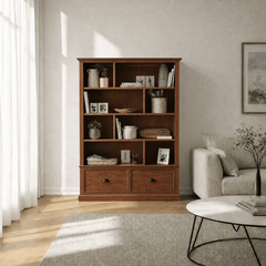 libreria-de-madera-con-cajones-cafe-3