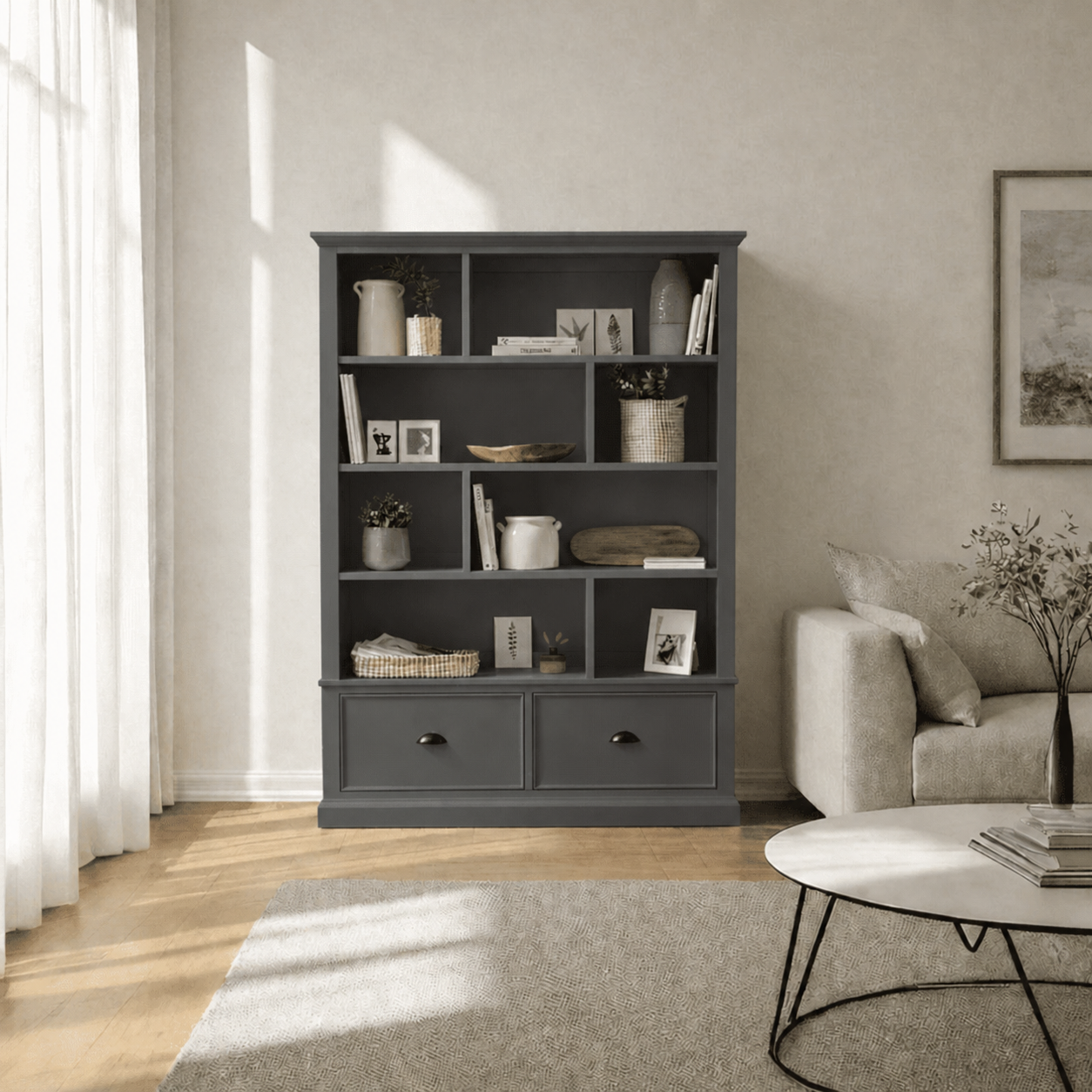 libreria-de-madera-con-cajones-gris-grafito-3