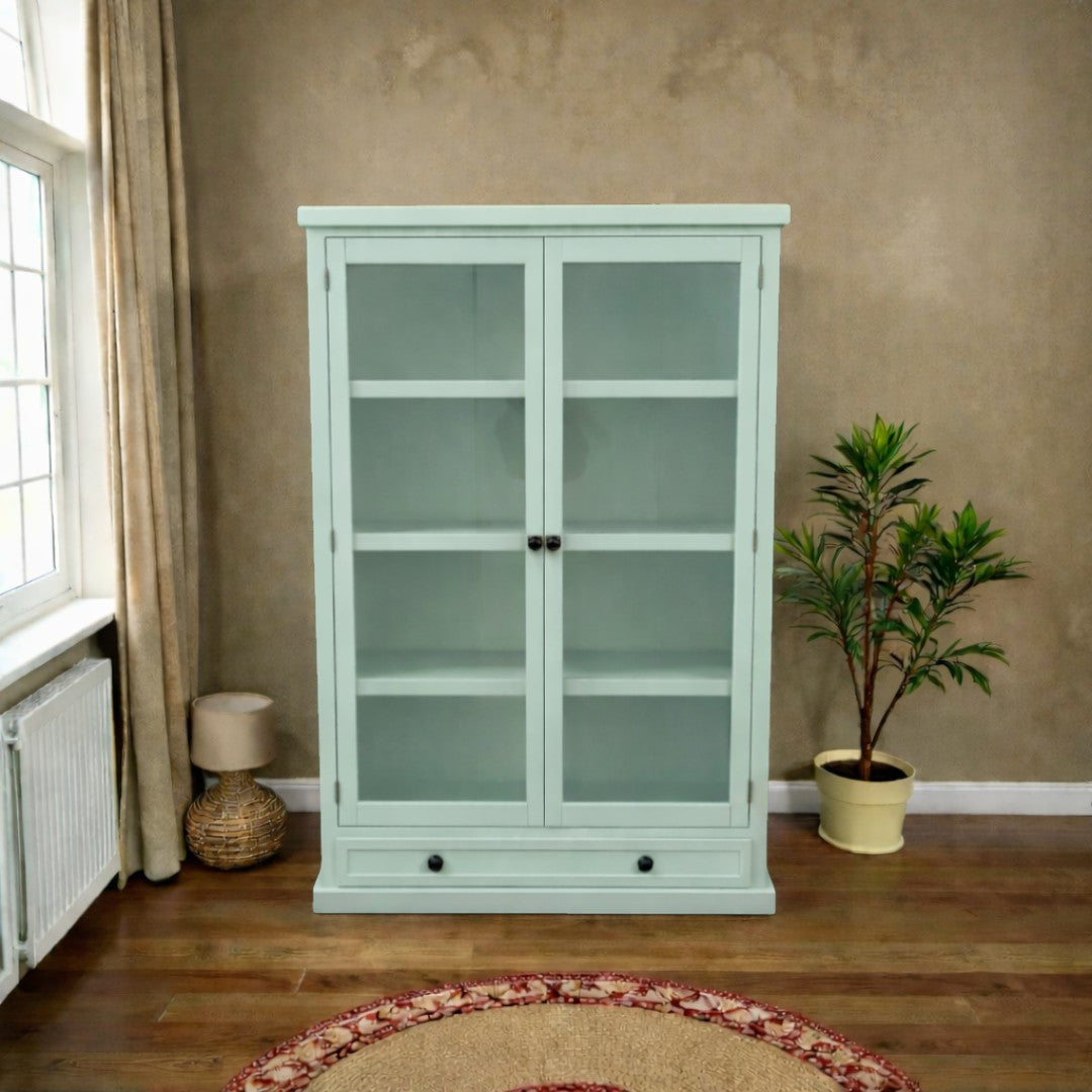 Vitrina de madera Natural