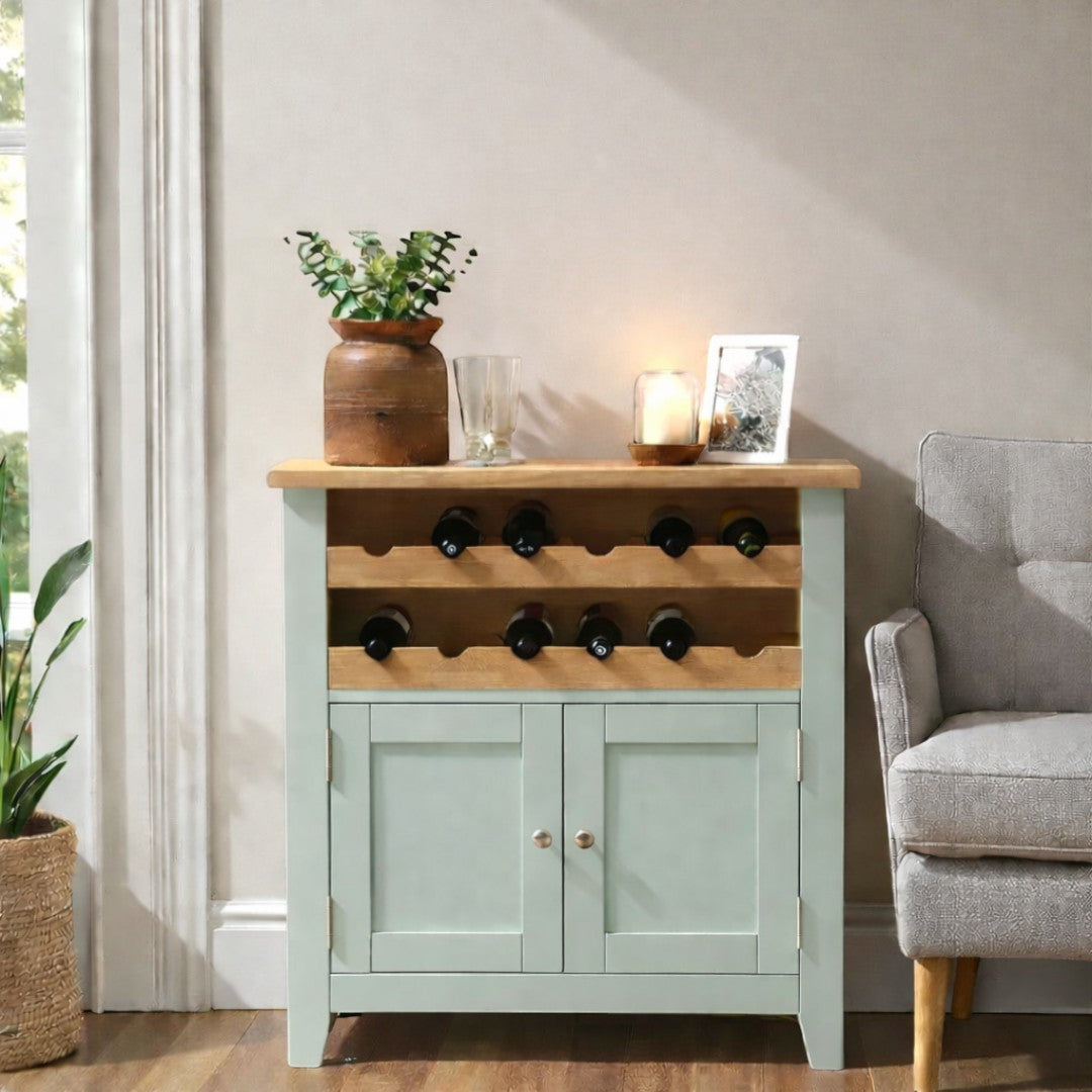 Mueble bar de madera