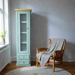 Vitrina Alta de madera Slim