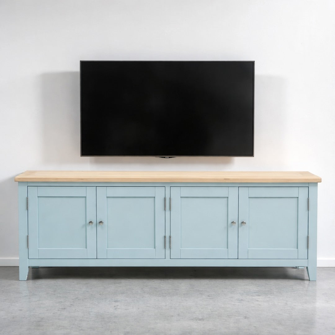 Rack tv de madera 4 puertas