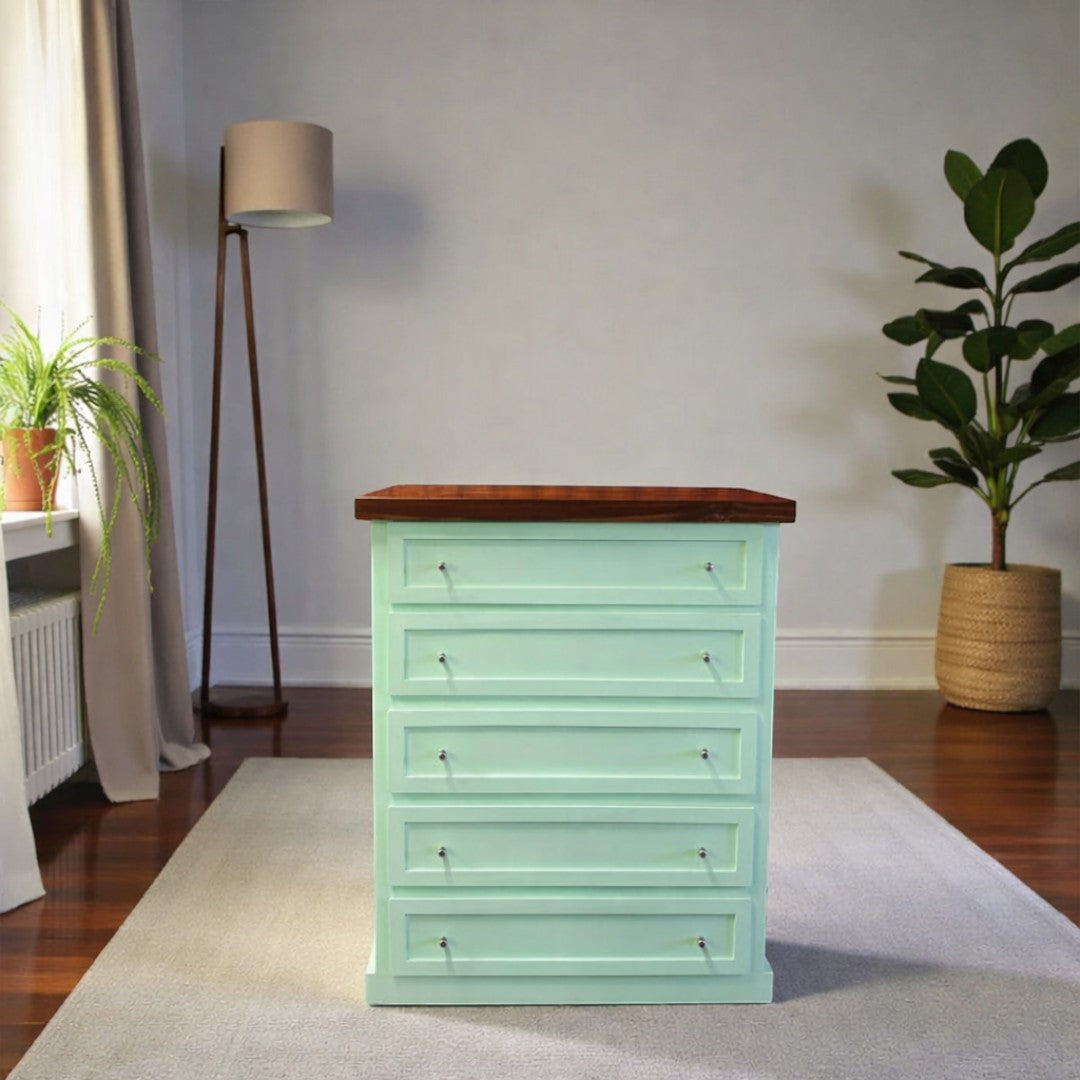 Cómoda de Madera 5 cajones