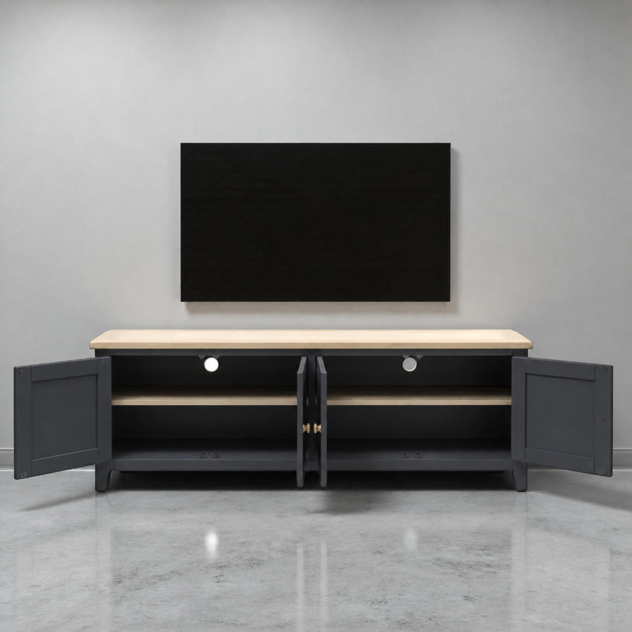 mueble-de-tv-minimalista-buffet-gris-grafito-3