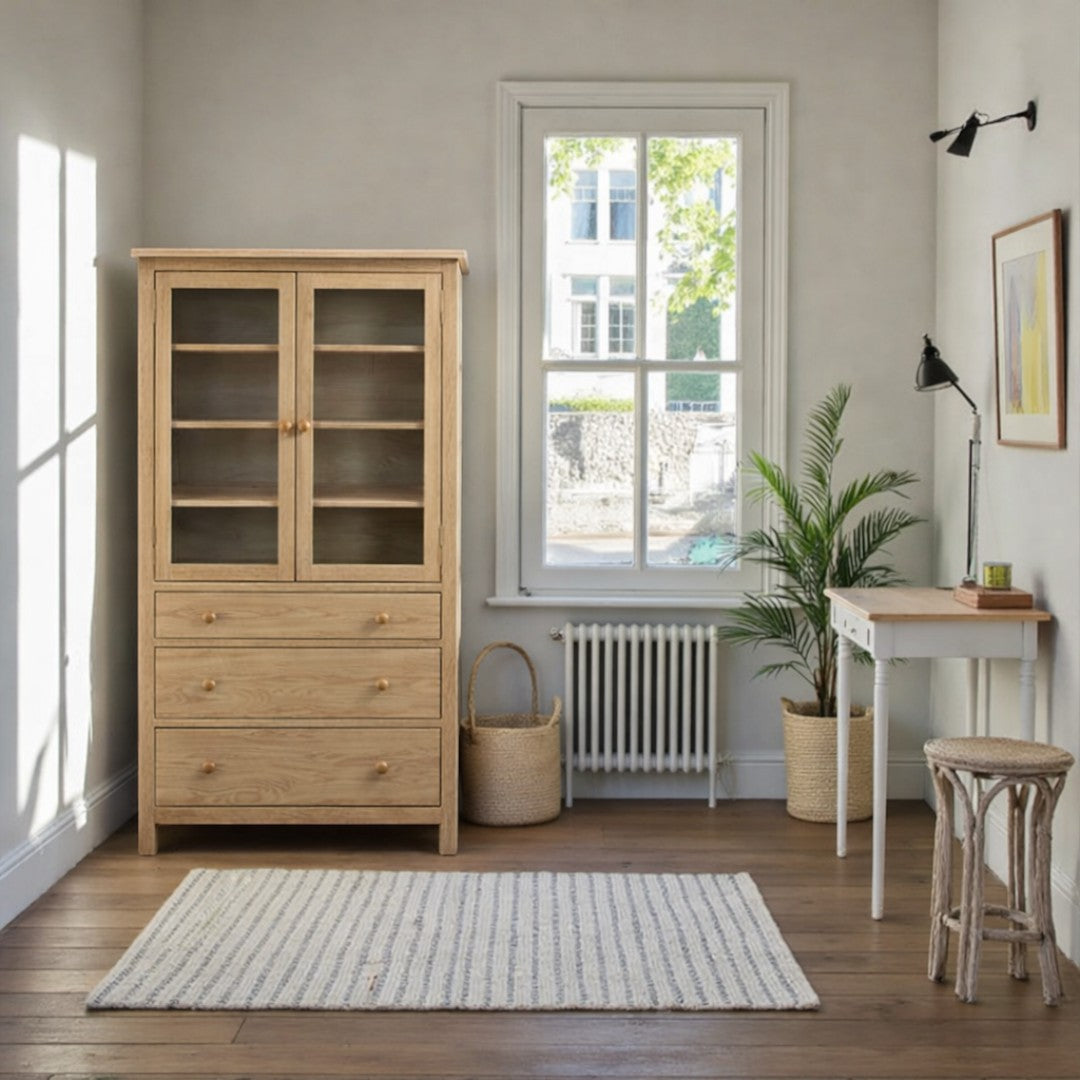 Vitrina de madera Vintage