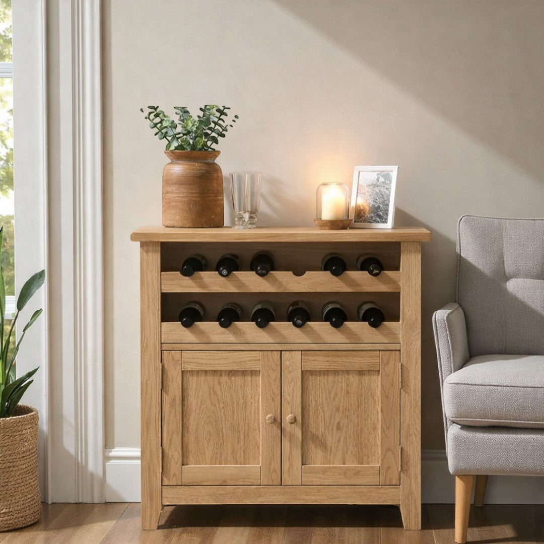 Mueble bar de madera