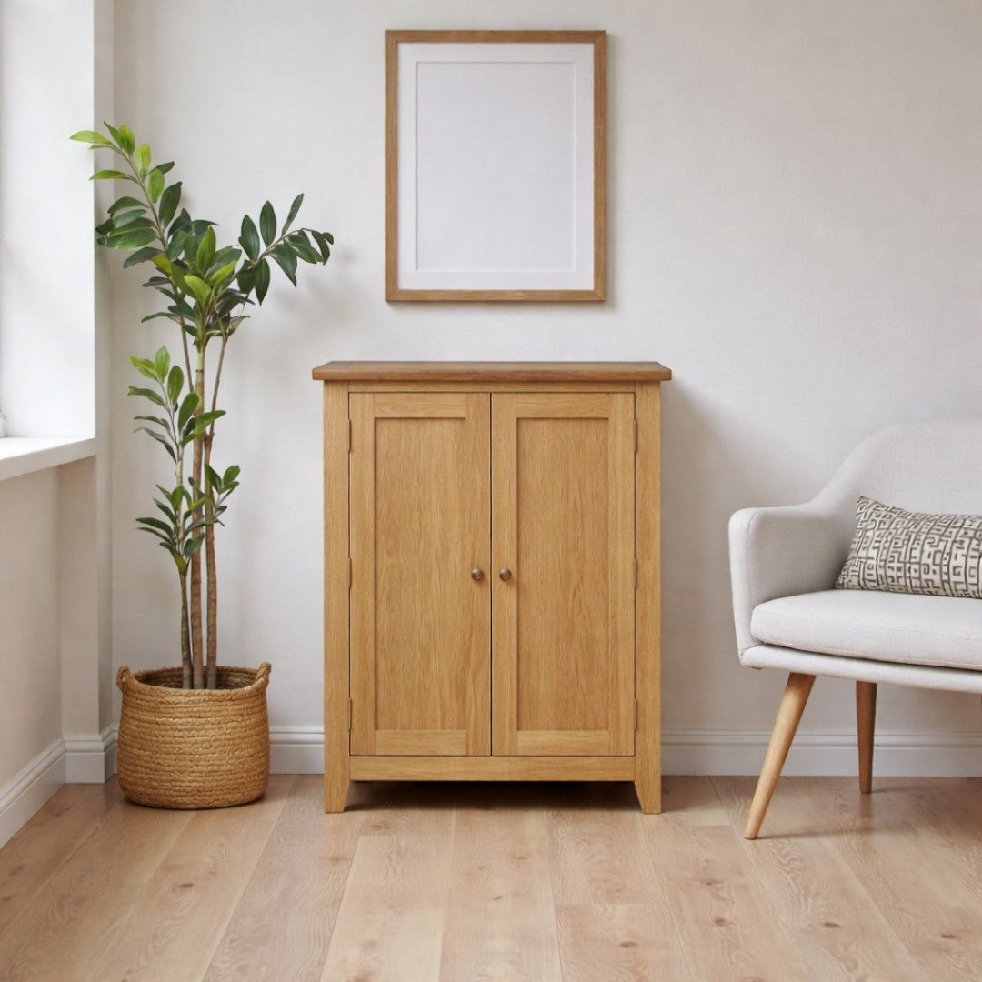 Zapatero Vintage de Madera con repisas