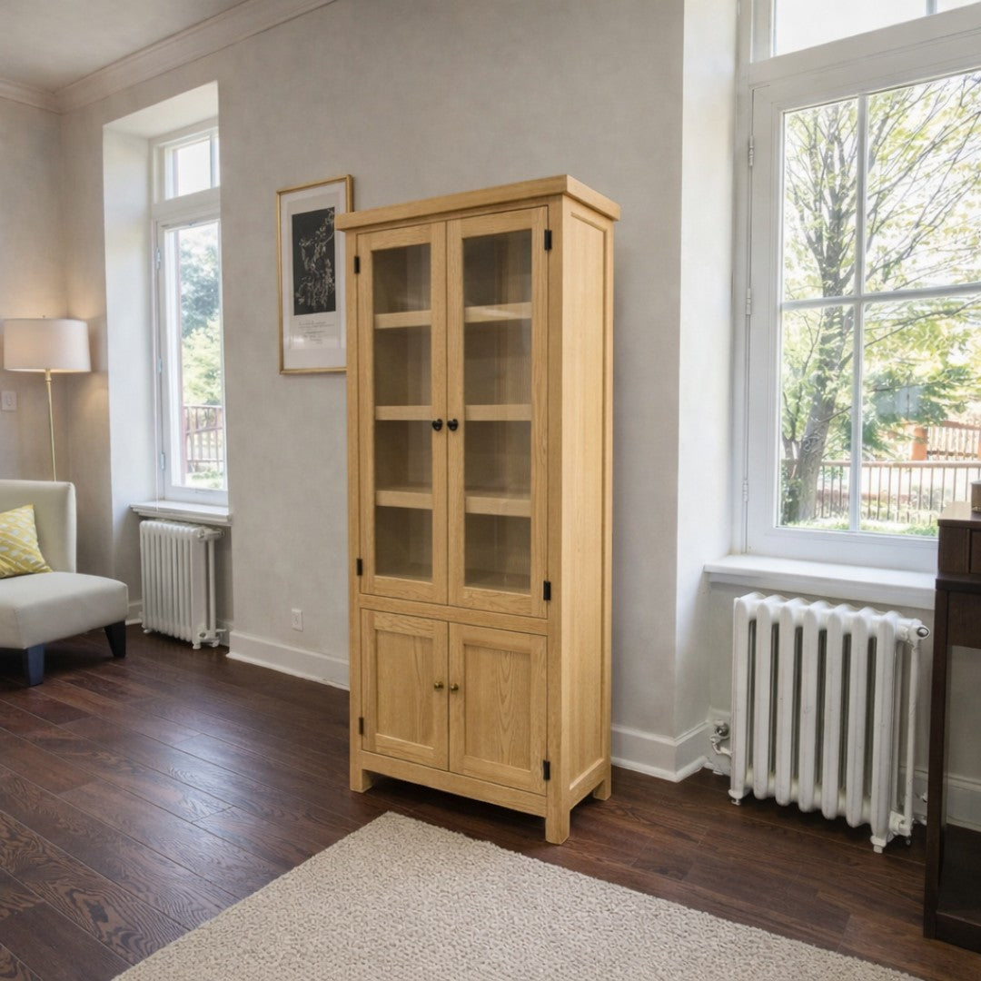 Vitrina de madera Retro S