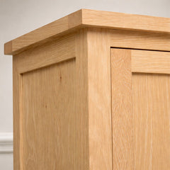 Zapatero Alto Vintage de Madera de Pino