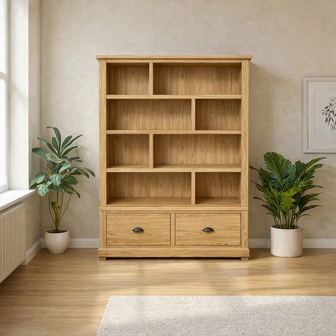 Librero de madera con Estantería Retro