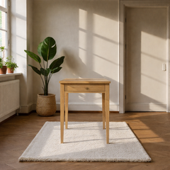 Escritorio de madera vintage 2 cajones