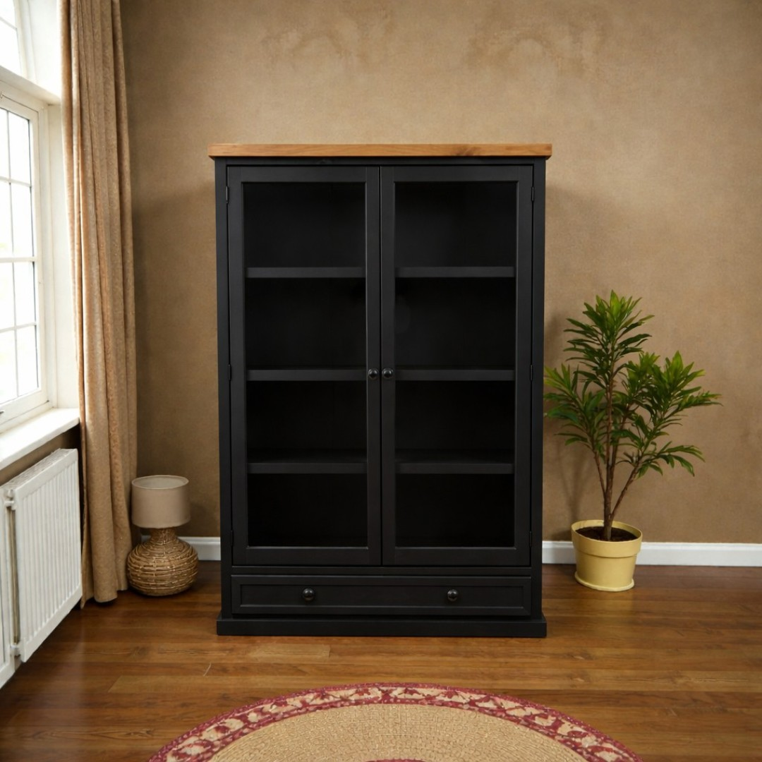 Vitrina de madera Natural