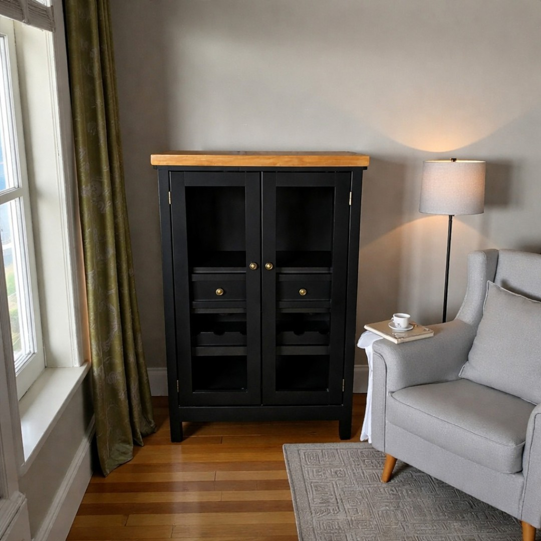 Mini Vitrina Bar de madera