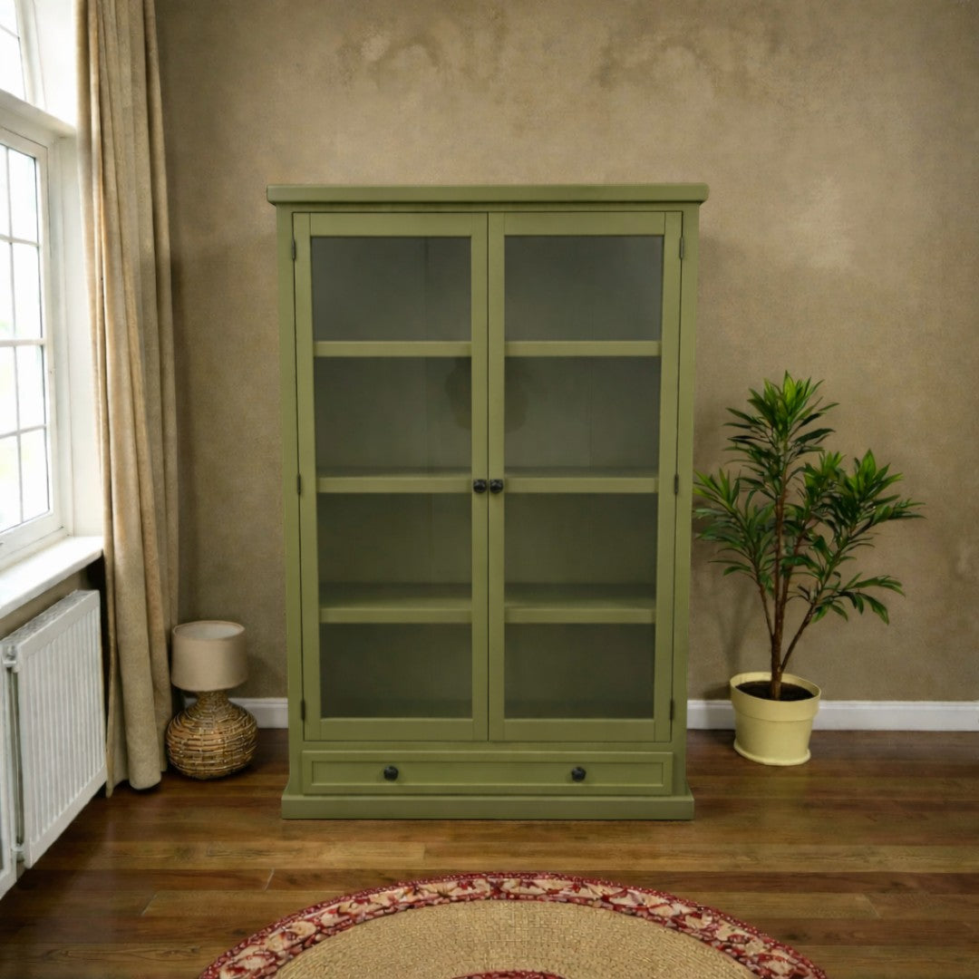 Vitrina de madera Natural