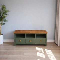 Rack de TV de Madera 3 cajones