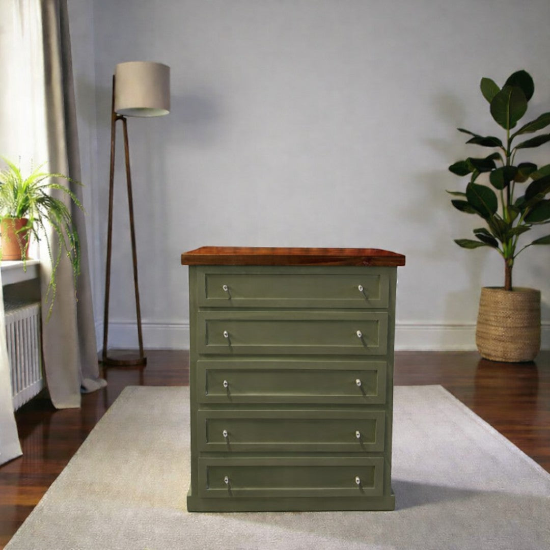 Cómoda de Madera 5 cajones