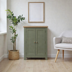 Zapatero Vintage de Madera con repisas