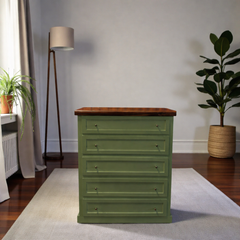 Cómoda de Madera 5 cajones