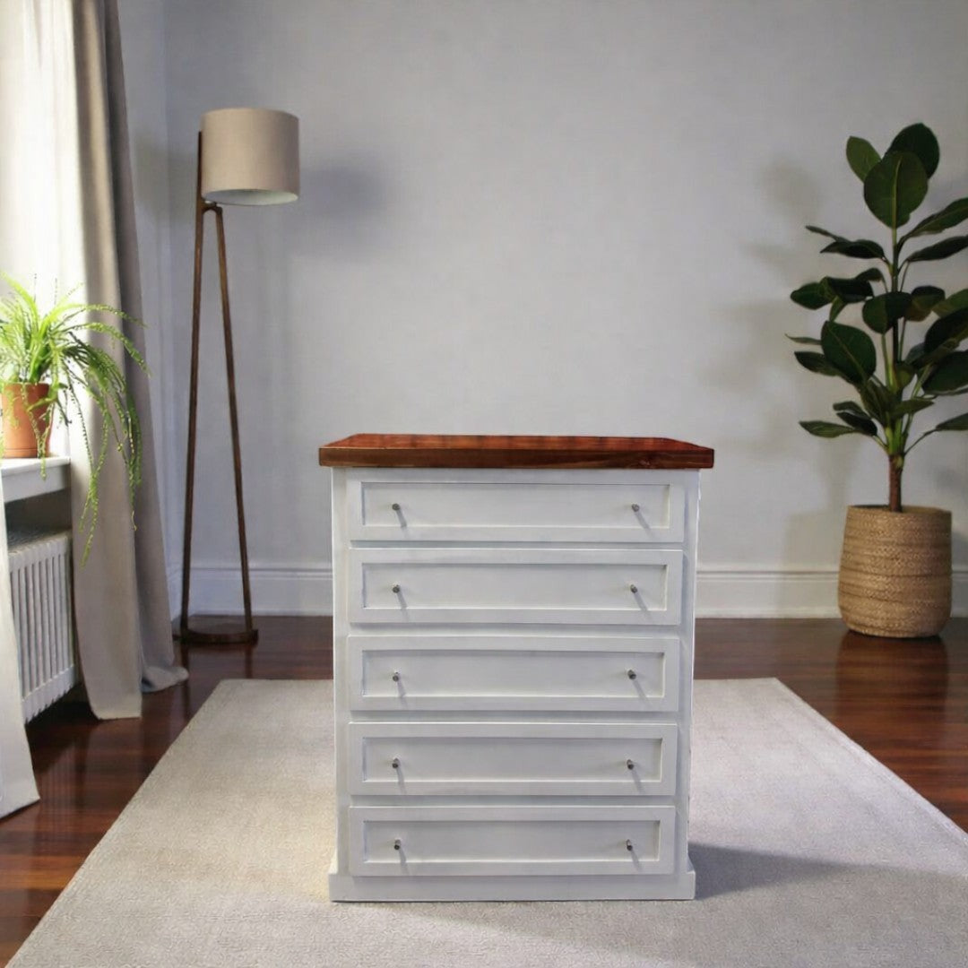 Cómoda de Madera 5 cajones