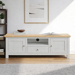 Rack de tv de madera 2 puertas + 1 cajón