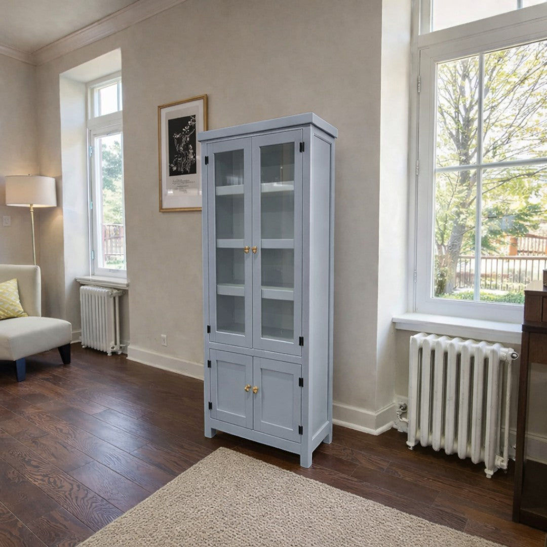 Vitrina de madera Retro S