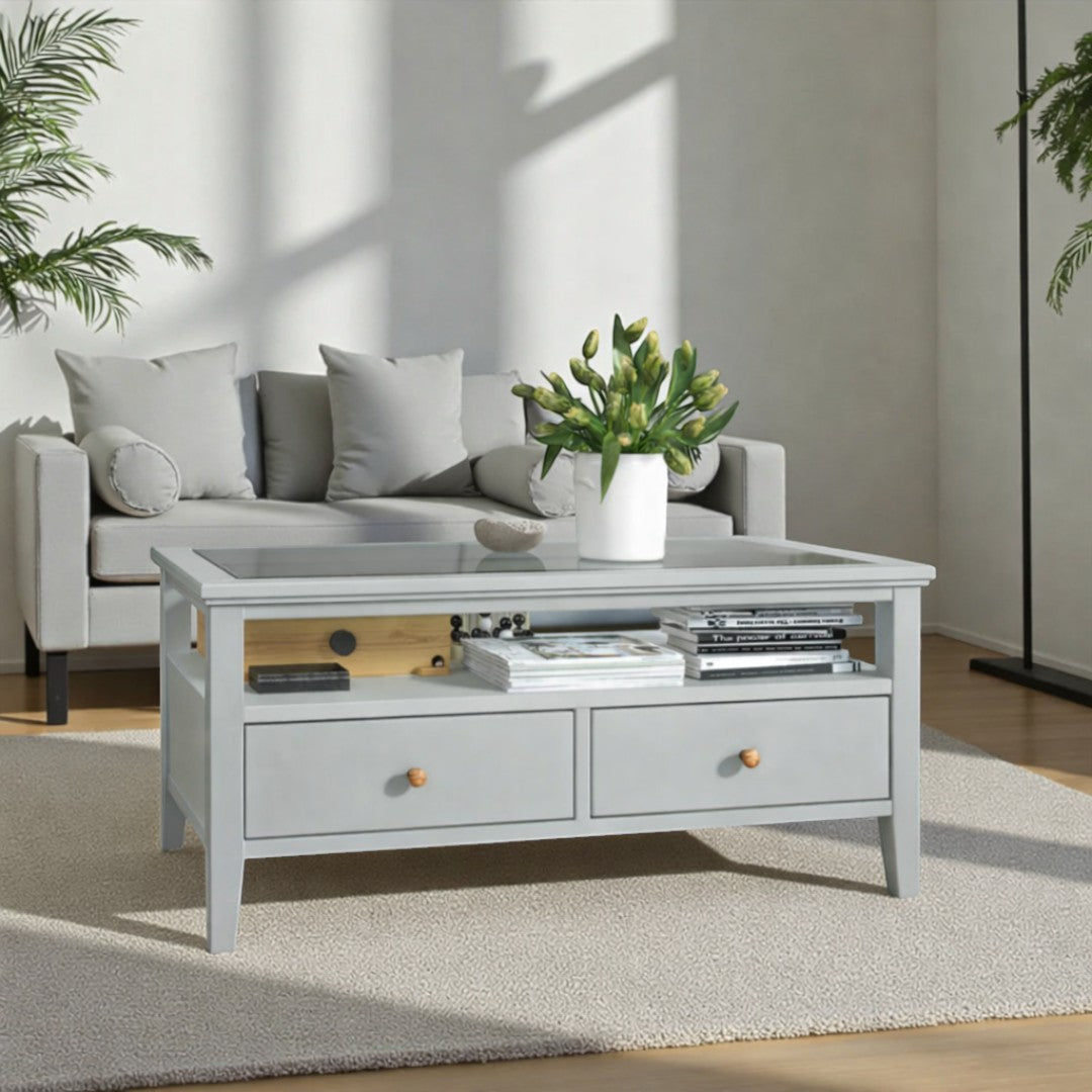 Mesa de Centro Nordik View de vidrio