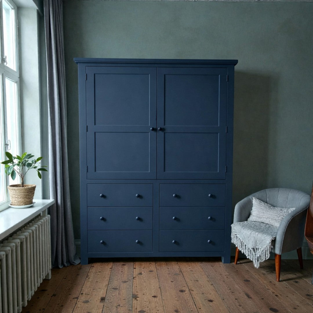 Armario (closet) de madera con colgador