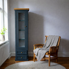 Vitrina Alta de madera Slim