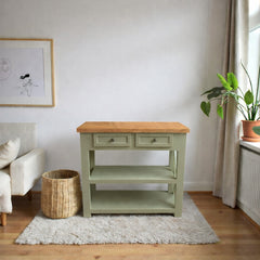 Arrimo Minimalista de madera 2 Cajones