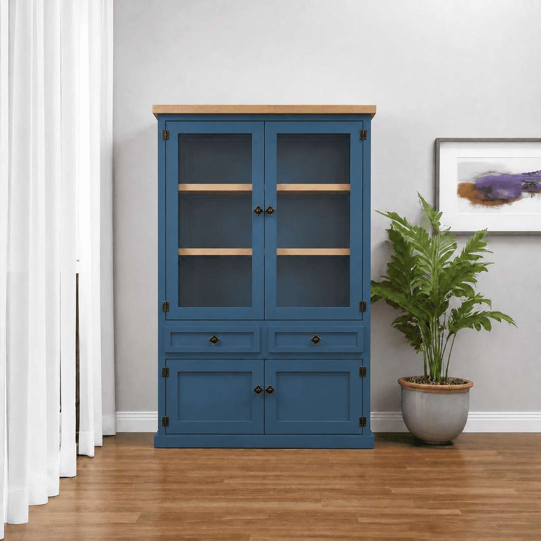 vitrina-clasica-abierta-de-madera-azul-marino-1