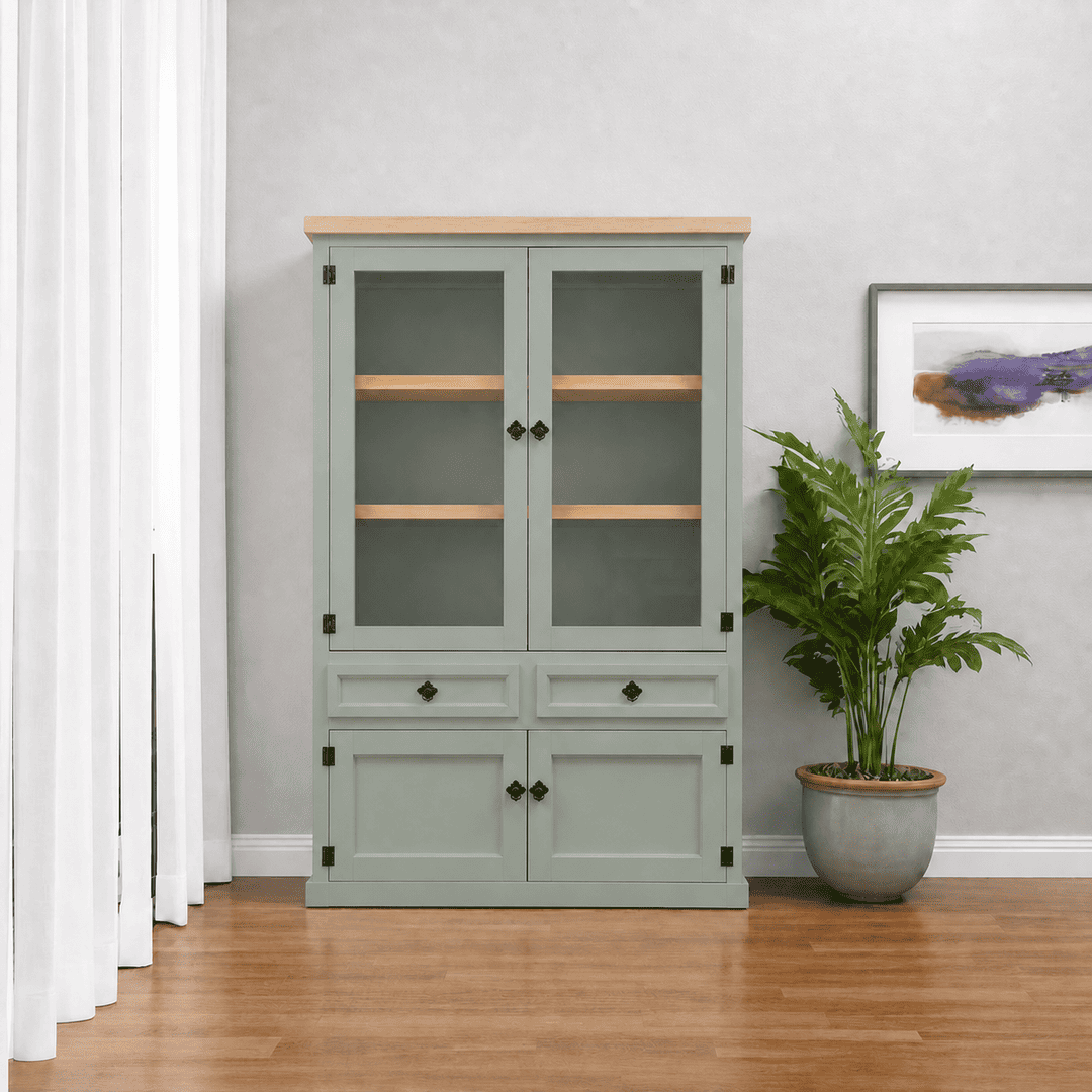 vitrina-clasica-abierta-de-madera-verde-agua-1