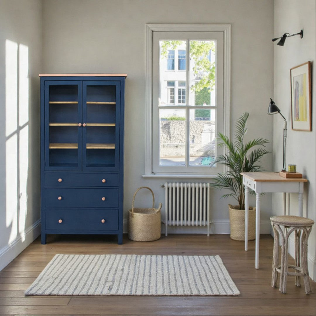 Vitrina de madera Vintage